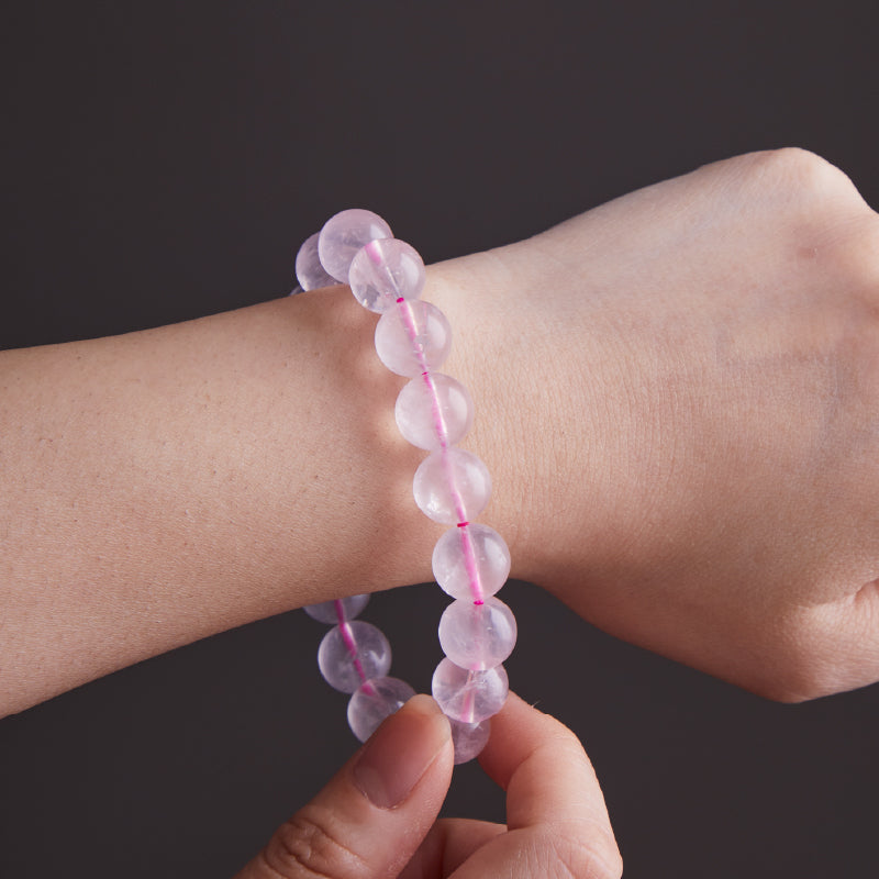 OG Crystal Rose Glow Bracelet – Rose Quartz Crystal for Love, Self-Worth & Emotional Wellbeing | Perfect Self-Care Gift