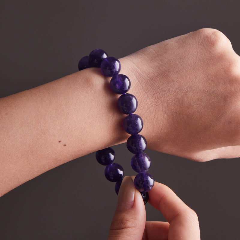 OG Crystal Mystic Amethyst Bracelet | Deep Purple Amethyst for Relaxation, Focus & Positive Energy – Perfect for Meditation, Work & Gifting