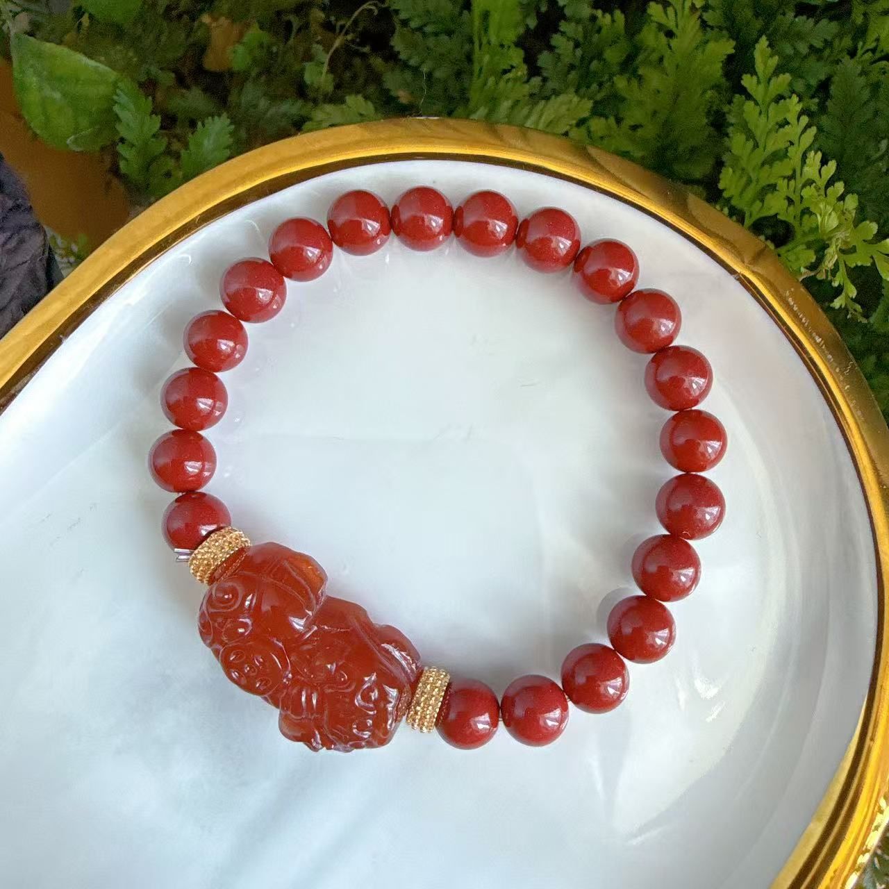 OG Crystal Fortune Flow – Wealth Guardian Bracelet | Goldstone & Red Agate Pixiu for Prosperity, Luck & Protection – Perfect Gift