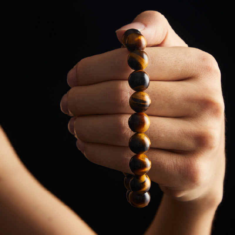 OG Crystal Golden Mahogany Obsidian Wealth Bracelet | Certified Natural Mahogany Obsidian for Confidence, Focus & Everyday Style