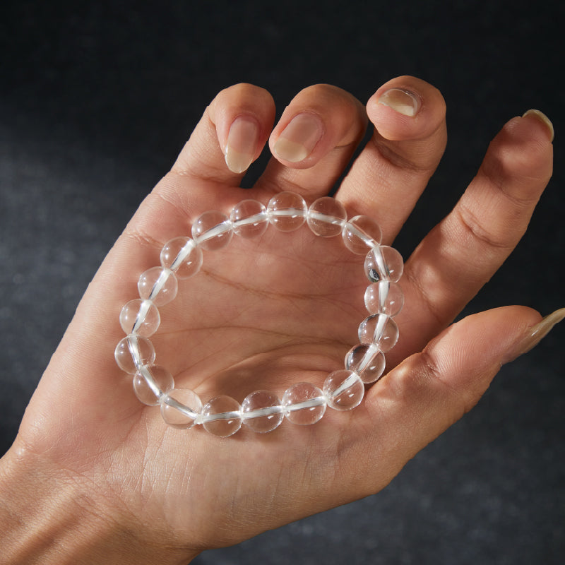 OG Crystal Focus & Clarity Bracelet – Certified Crystal for Mental Clarity, Concentration & Positive Energy | Minimalist Healing Jewelry