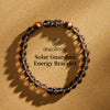 OG Crystal Solar Guardian Bracelet – Certified Ice Obsidian with Golden Tiger’s Eye Accents for Confidence, Focus & Energy Balance | Perfect Gift