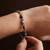 OG Crystal Solar Guardian Bracelet – Certified Ice Obsidian with Golden Tiger’s Eye Accents for Confidence, Focus & Energy Balance | Perfect Gift