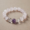 OG Crystal Love & Calm Bracelet – Certified Crystal with Rose Quartz & Amethyst Accents for Self-Love, Emotional Healing & Positive Energy | Perfect Gift for Her