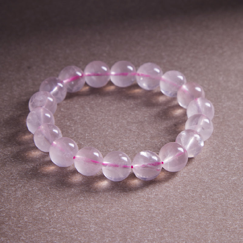 OG Crystal Rose Glow Bracelet – Rose Quartz Crystal for Love, Self-Worth & Emotional Wellbeing | Perfect Self-Care Gift