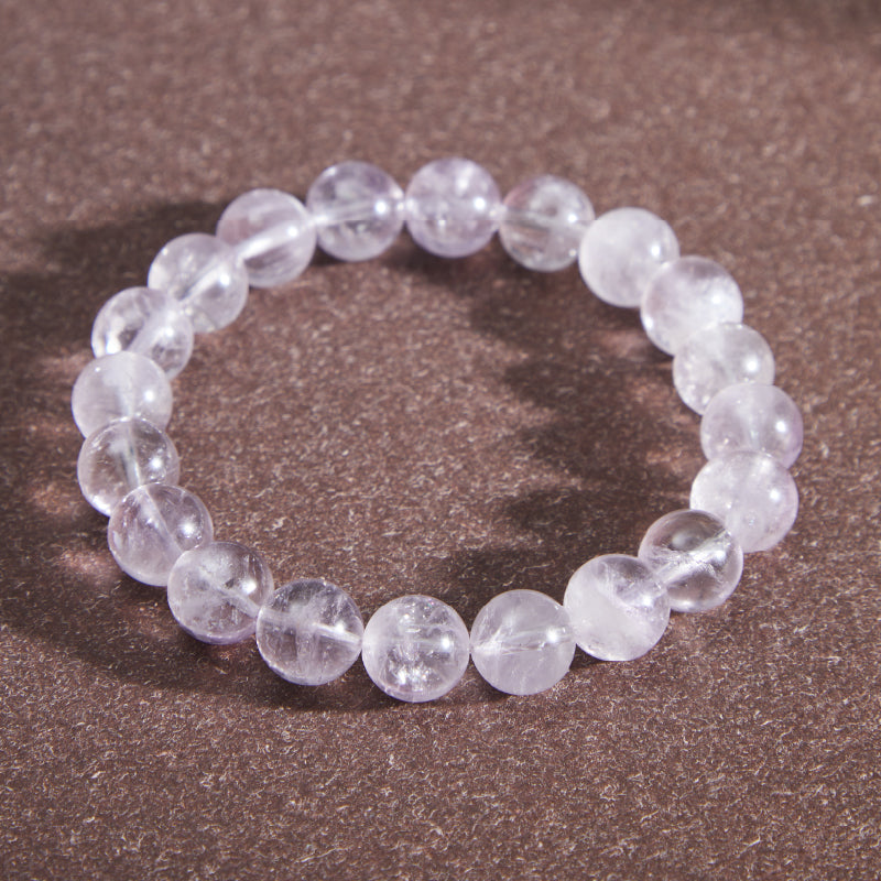 OG Crystal Lavender Serenity Bracelet | Certified Crystal (Soft Purple – Rabbit Hair) for Calm, Emotional Balance & Positive Energy – Perfect Gift for Her