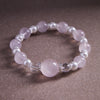OG Crystal Rose Glow Clarity Bracelet | Certified Crystal for Love Energy & Positive Vibes – Perfect Gift for Her & Self-Love