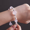 OG Crystal Rose Glow Clarity Bracelet | Certified Crystal for Love Energy & Positive Vibes – Perfect Gift for Her & Self-Love