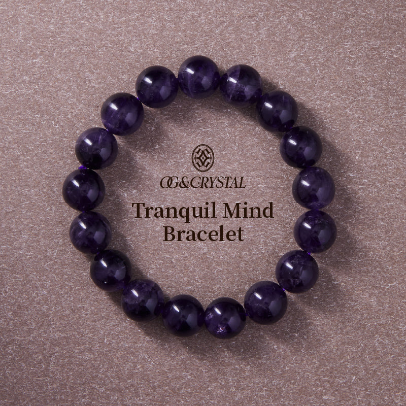 OG Crystal Mystic Amethyst Bracelet | Deep Purple Amethyst for Relaxation, Focus & Positive Energy – Perfect for Meditation, Work & Gifting