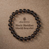 OG Crystal Black Obsidian Bracelet | Certified Black Obsidian – Stylish & Meaningful Jewelry