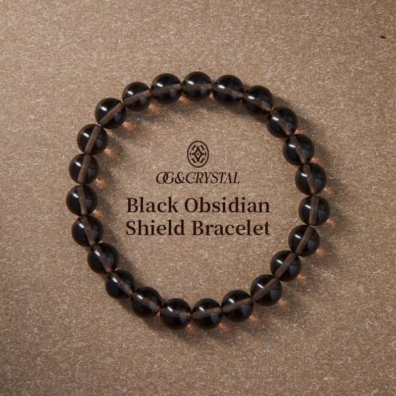 OG Crystal Black Obsidian Bracelet | Certified Black Obsidian – Stylish & Meaningful Jewelry