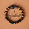 OG Crystal Emotional Armor Bracelet | Golden Tiger’s Eye & Silver Obsidian – Boost Clarity, Courage & Energy Protection | Best Gift for Him or Her
