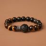 OG Crystal Emotional Armor Bracelet | Golden Tiger’s Eye & Silver Obsidian – Boost Clarity, Courage & Energy Protection | Best Gift for Him or Her