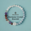 OG Crystal Healing Crystal Bracelet – Angelite, Golden Jade & Strawberry Super Seven for Love, Confidence, Anxiety Relief & Positive Energy – Perfect Gift for Her