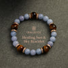 OG Crystal Daily Calm – Sky & Sun Bracelet | Angelite & Golden Tiger’s Eye for Stress Relief, Confidence & Focus – Perfect Gift